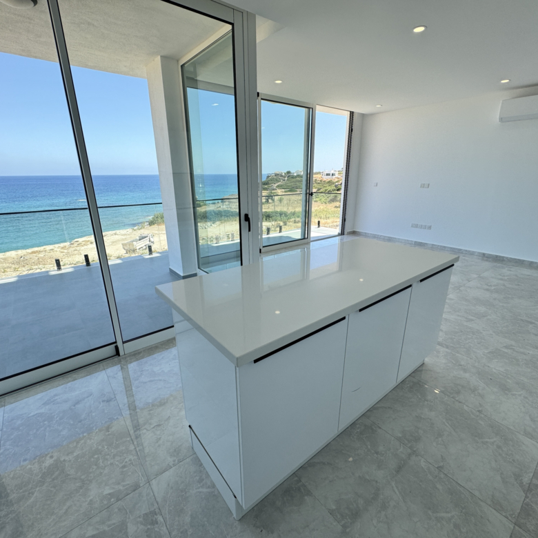 Sea front 4 bedroom luxury duplex apartment  with private beach