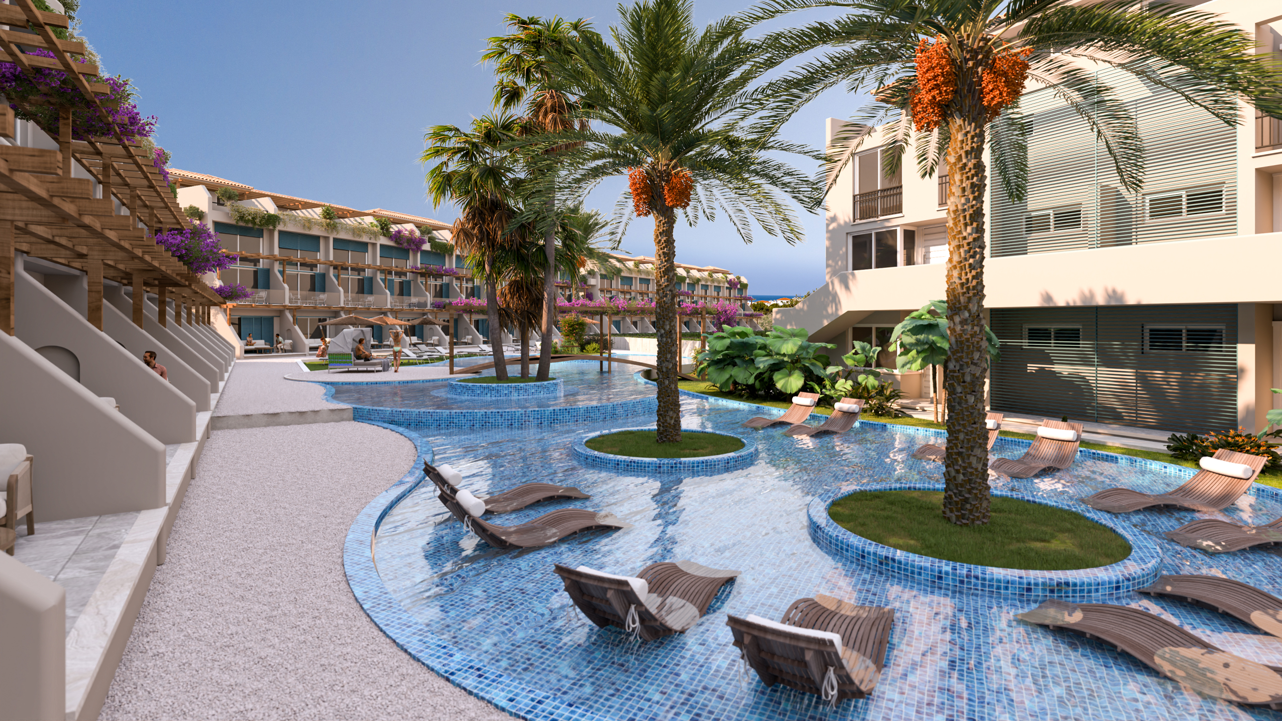 1 bedroom apartment with sea view