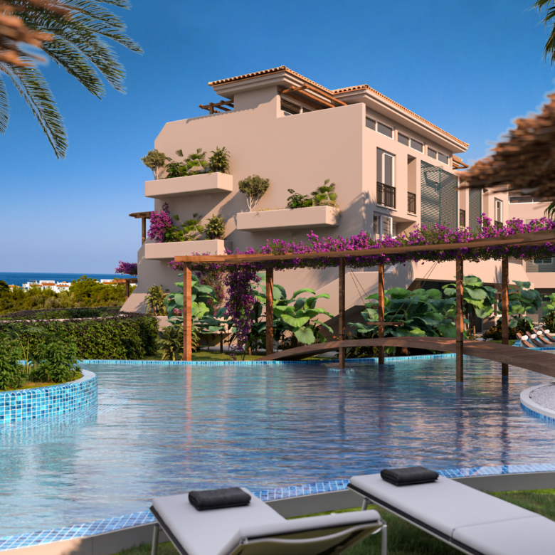 1 bedroom apartment with sea view